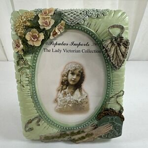 The Lady Victorian Collection Picture Frame For 4"×5" Hand Painted Vintage